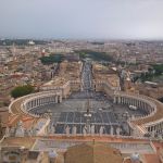 View from St Peter's Basilica, The Vatican. 2016.